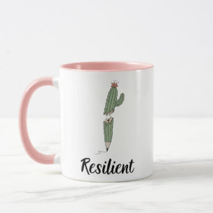 Weerbarstige Cactus Koffiemok   Inspirerend Gesche Mok