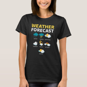 Weerbericht voor vandaag Weerberichten T-shirt