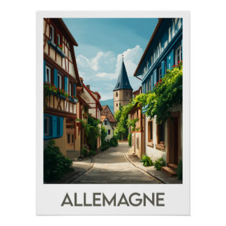 Weergave Duitsland Perfect Poster