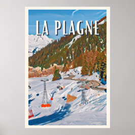 Weergave La Plagne Poster
