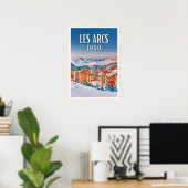 Weergave Les Arcs 1950 Poster (Thuiskantoor)