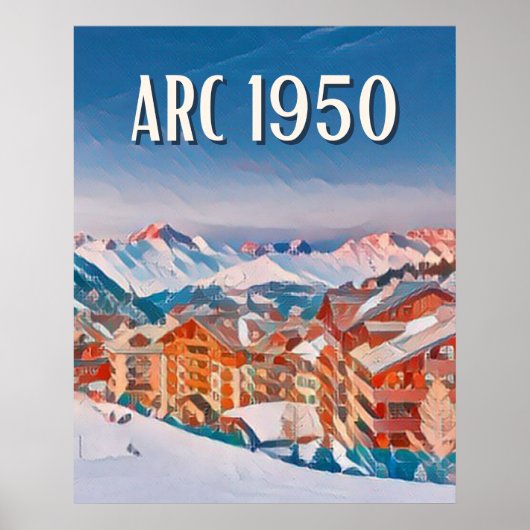 Weergave Les Arcs 1950 Poster (Voorkant)