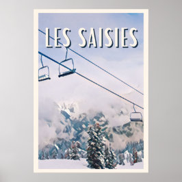 Weergave Les Saisies Poster