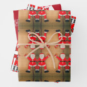 weergave van de kerstman WPS3 Inpakpapier Vel (In situ)