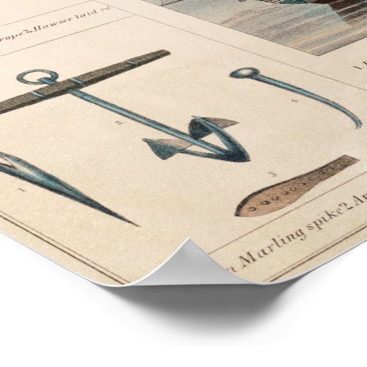  weergave van het schip poster (Hoek)