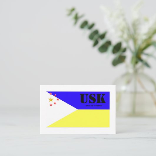 Weergavekaarten  visitekaartje (Staand voorkant)