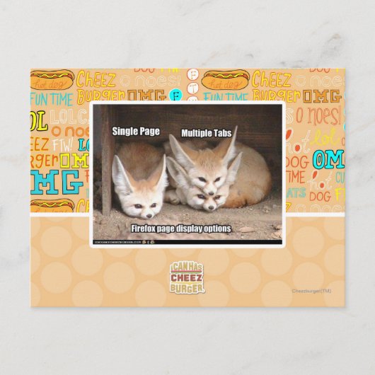 Weergaveopties pagina briefkaart (Voorkant)