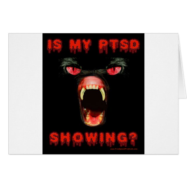 Weergegeven mijn PTSD? (Voorkant Horizontaal)