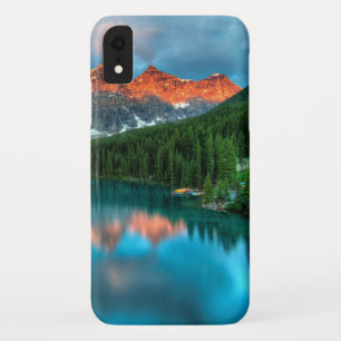 Weerkaatsing van meerpieken iPhone XR hoesje