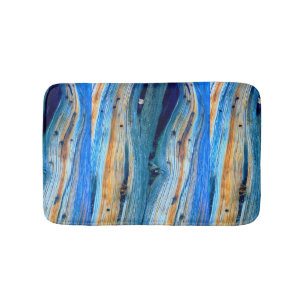 weerkaatste blauwe schuur badmat