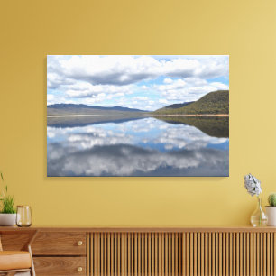 Weerkaatste Grampians Canvas Afdruk