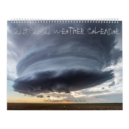 Weerkalender 2022 kalender (Hoes)