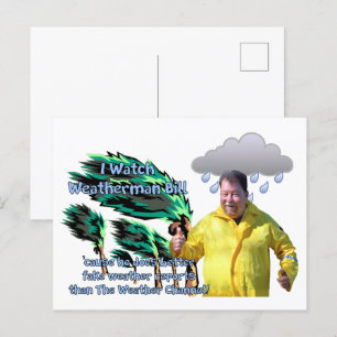 Weerman Bill Briefkaart