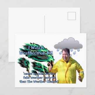 Weerman Bill Briefkaart