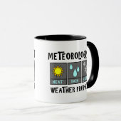 weerprofeet van de meteoroloog mok (Voorkant rechts)