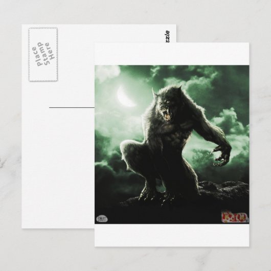 WeerrrWolfje ;) Briefkaart (Voorkant / Achterkant)