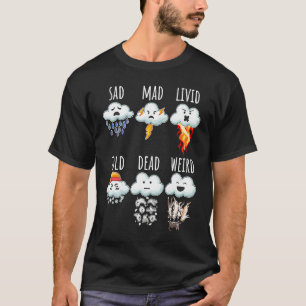 Weers Wolken Verschillen Weerbericht Weersverwacht T-shirt