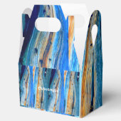 weersblauw hout bedankdoosjes (Geopend)