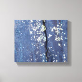 weersblauwe verf, abstract canvasafdruk canvas afdruk (Voorkant)
