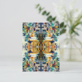 weerspiegelde geest. Afmetingen Briefkaart (Staand voorkant)