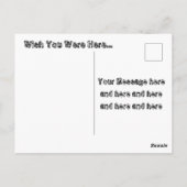 weerspiegelde geest. Afmetingen Briefkaart (Achterkant)