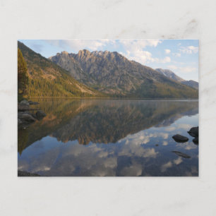 Weerspiegeling bij Jenny Lake II Briefkaart