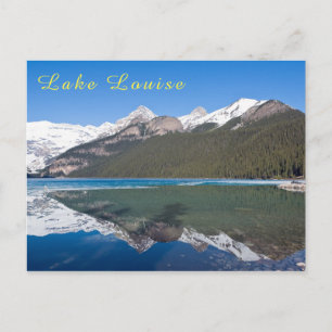 Weerspiegeling op Lake Louise - Banff NP, Canada Briefkaart