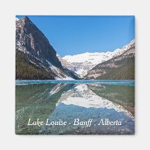 Weerspiegeling op Lake Louise - Banff NP, Canada