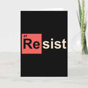 Weersta 47 Trump Element Chemisch Symbool Kaart