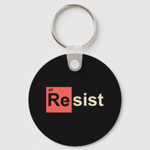 Weersta 47 Trump Element Chemisch Symbool Sleutelhanger