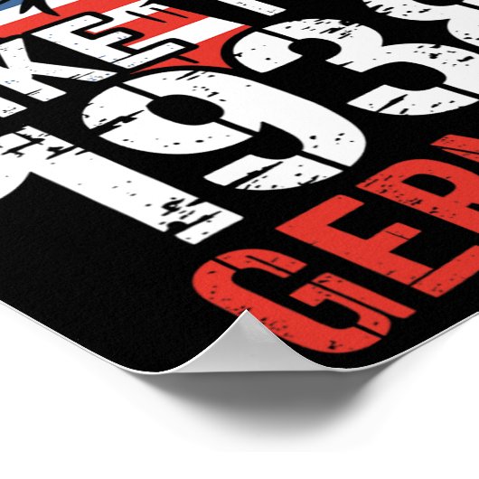 Weersta alsof het 1938 Duitsland Activist Afwijzen Poster (Hoek)