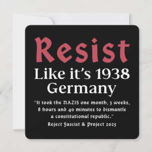 Weersta alsof het Duitsland van 1938 is Kaart