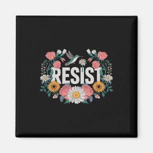 Weersta Bloemverzet Activisten Feministen Retro Magneet