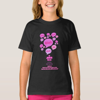 Weersta de duivel - Roze Logo - T-shirt