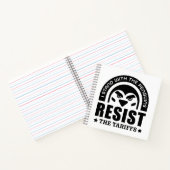 Weersta de tarieven van de pinguïn notitieboek (Binnen)