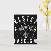Weersta fascisme met lange mouwen kaart (Gele Bloem)