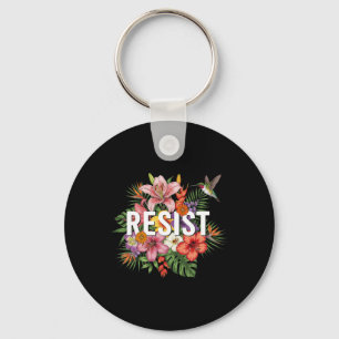 Weersta Floral Feministische Mannen Vrouwen Sleutelhanger