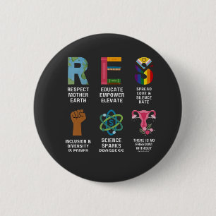 Weersta Floral LGBTQ-rechten Trans Equality Ronde Button 5,7 Cm