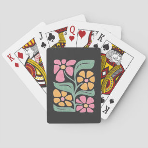 WEERSTA Florale Anti Trump Politieke Protesten Pokerkaarten