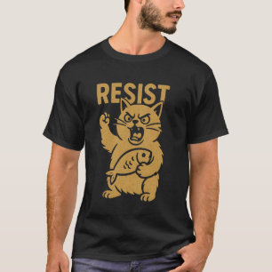 Weersta Furieuze Katten Rebellie Activist Protest T-shirt