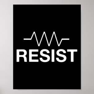 Weersta Grappige Elektronica Circuit Weerstand Poster