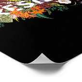 Weersta het bloemenprotest tegen Trump Poster (Hoek)