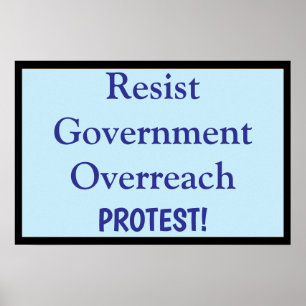 Weersta Overheidsoverreach Poster