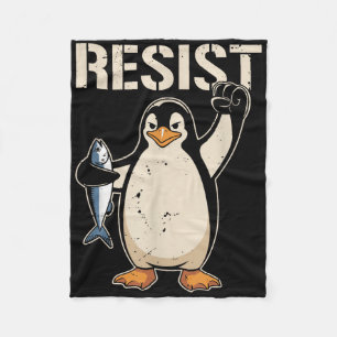 Weersta Penguin Activisme Vrouwen Mannen Fleece Deken