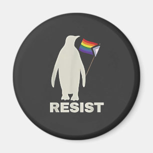 Weersta Penguin Tarieven tegen LGBT Anti Trump Magneet