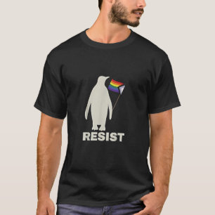 Weersta Penguin Tarieven tegen LGBT Anti Trump T-shirt