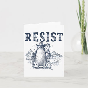 Weersta Penguins Activisme Graphic Kaart