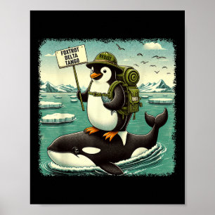 Weersta Pinguïn Activisme Grafische Grappige Pingu Poster