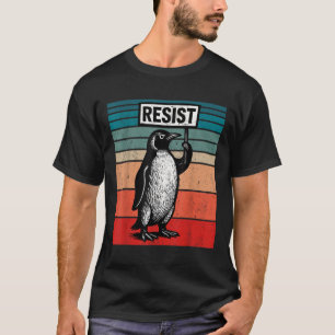 Weersta pinguïns tegen Trump tarieven grappig T-shirt