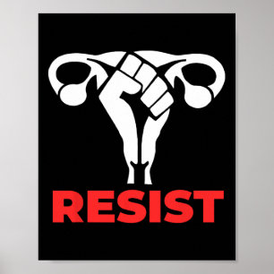 Weersta Pro-choice Vrouw Rechten Uterus Poster